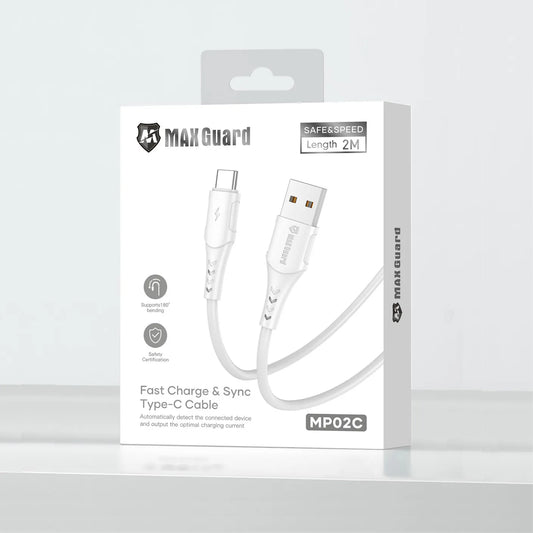 Maxguard MP02C 2m USB-A to C Cable