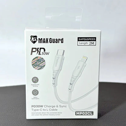 Maxguard MP02CL 2m 30W Type-C to Lightning Cable