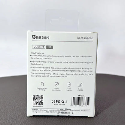 Maxguard MP02L 2m USB-A to Lightning Cable