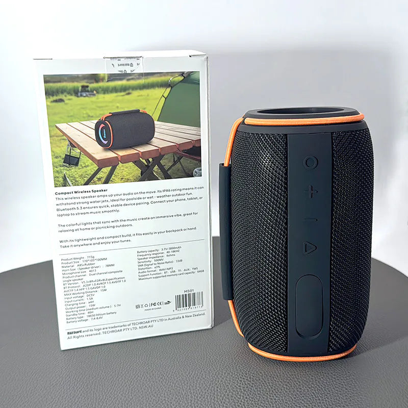 Maxguard MS01 Colourful Light Bluetooth Speaker