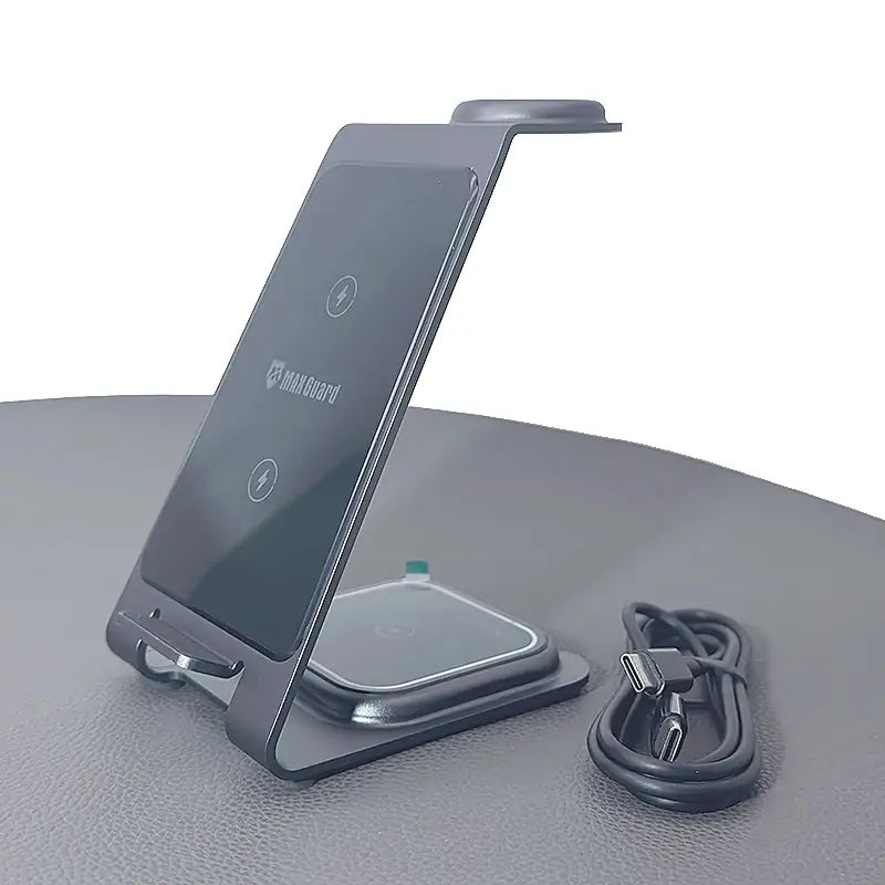 Maxguard MW05 3 in 1 15W Wireless Charger (for Samsung watch and IOS & android system phone)