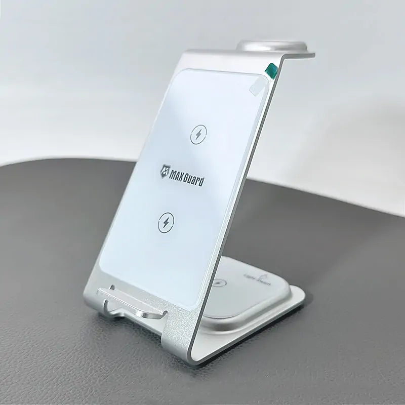 Maxguard MW06 3 in 1 15W Wireless Charger (For apple watch and IOS & android system phone)