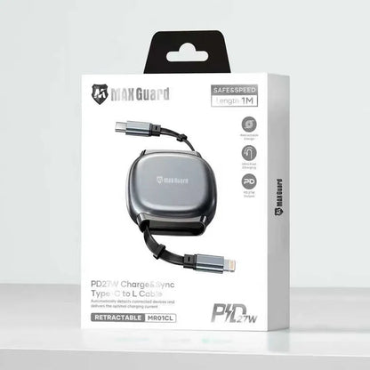 Maxguard MR01CL 1m 27W Type-C to Lightning Cable