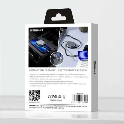 Maxguard MR01CL 1m 27W Type-C to Lightning Cable