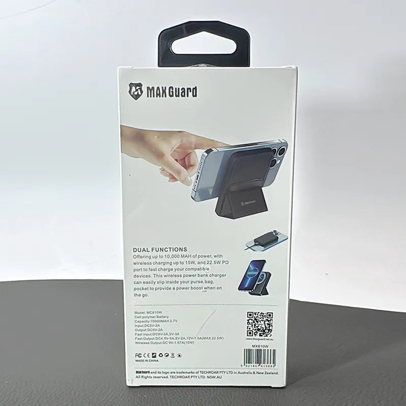 Maxguard MX610W 10000 mah PD MagFit power bank