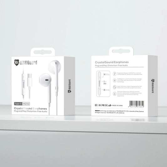 Maxguard MZ02 Crystal Sound Type-C earphone (Plus & Play)