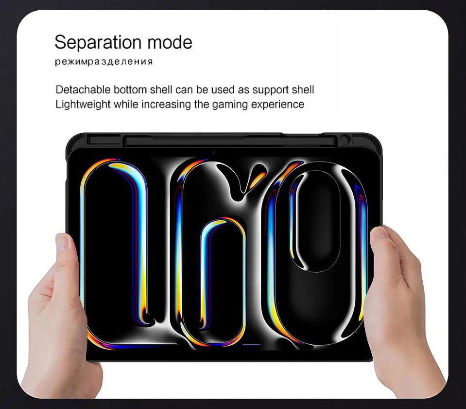 iPad Pro 13 M4 2024 Magnetic Detachable Keyboard Multi-Touch