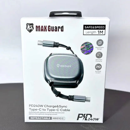 Maxguard MR01CC 1m 240W Type-C to C Cable
