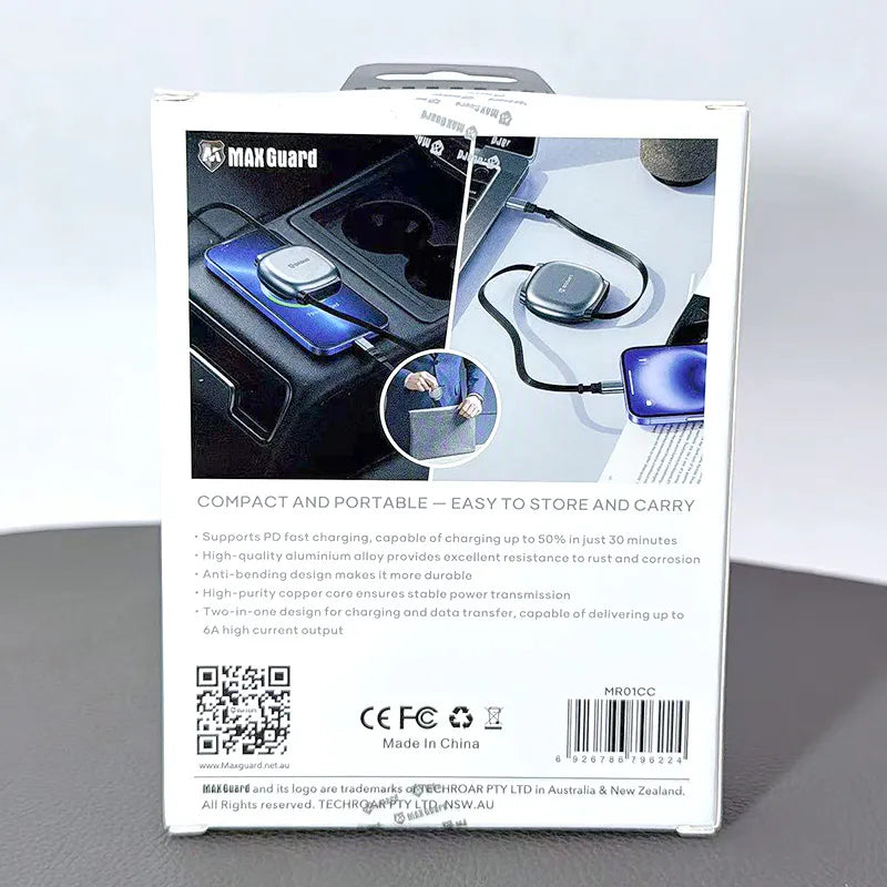 Maxguard MR01CC 1m 240W Type-C to C Cable
