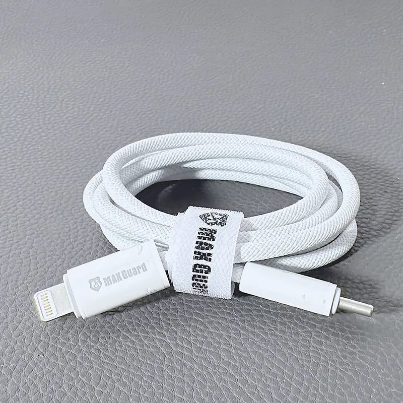 Maxguard 1m Colours 30W Type-C to Lightning Cable