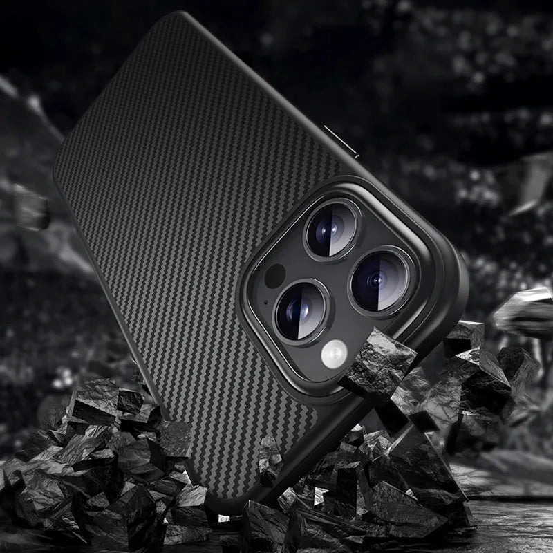 Case for iPhone 17 6.3 Maxguard Carbon Fiber MagFit