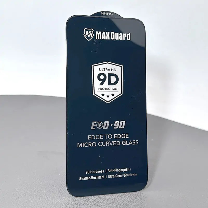 ESD 9D Maxguard Edge to Edge Micro Curved Glass for iPhone (10 pcs/pack)