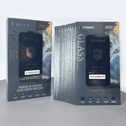 ESD 9D Maxguard Edge to Edge Micro Curved Glass for iPhone (10 pcs/pack)