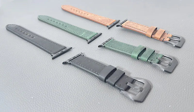 Maxguard K06 Genuine Leather Band For Apple Watch