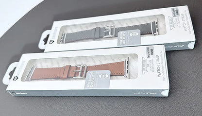 Maxguard Genuine Leather Band For Apple Watch (compatible with 38/40/41/42(S10)/44/45/46(S10)/49mm)