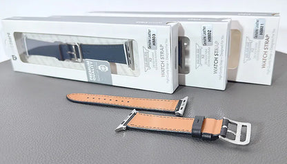 Maxguard Genuine Leather Band For Apple Watch (compatible with 38/40/41/42(S10)/44/45/46(S10)/49mm)