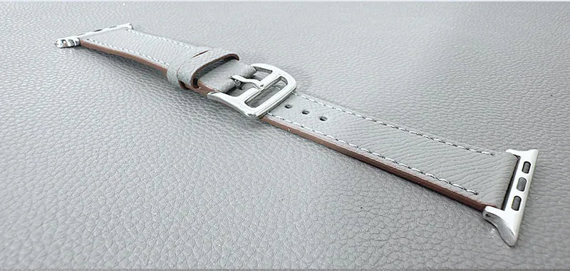 Maxguard Genuine Leather Band For Apple Watch (compatible with 38/40/41/42(S10)/44/45/46(S10)/49mm)
