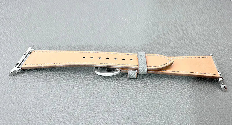 Maxguard Genuine Leather Band For Apple Watch (compatible with 38/40/41/42(S10)/44/45/46(S10)/49mm)