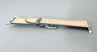 Maxguard Genuine Leather Band For Apple Watch (compatible with 38/40/41/42(S10)/44/45/46(S10)/49mm)