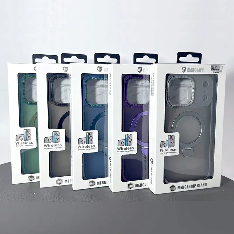 Case for iPhone 17 Pro max 6.9 Maxguard Mergegrip Stand Magfit