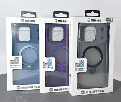 Case for iPhone 17 6.3 Maxguard Mergegrip Stand Magfit
