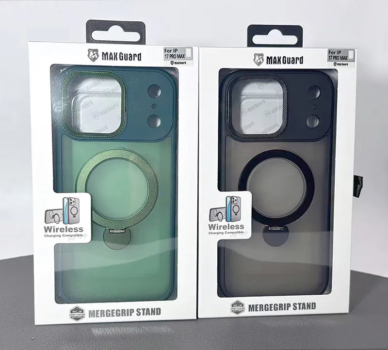 Case for iPhone 17 6.3 Maxguard Mergegrip Stand Magfit