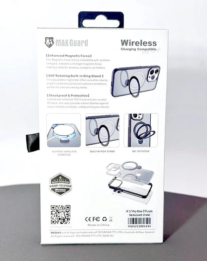 Case for iPhone 17 6.3 Maxguard Mergegrip Stand Magfit