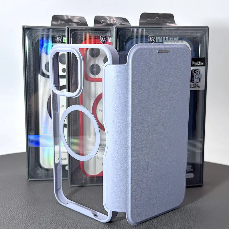 Case for Iphone 14 6.1 Maxguard Mag Noble Flip MagFit (13 6.1 fit)