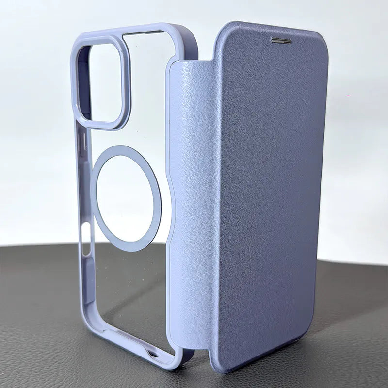 Case for Iphone 16 Pro 6.3 Maxguard Mag Noble Flip MagFit