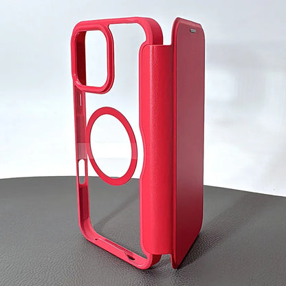 Case for Iphone 12 Pro max 6.7 Maxguard Mag Noble Flip MagFit (13 Pro max fit)