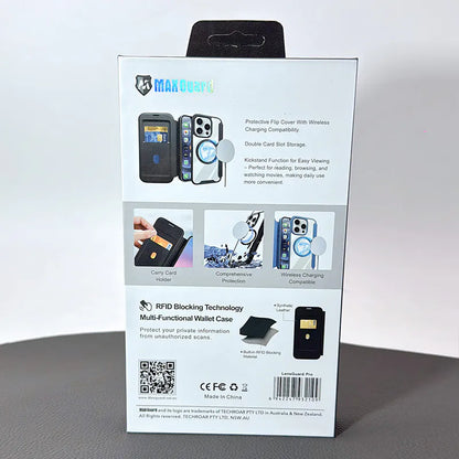 Case for iPhone 16 6.1 Maxguard Mag Noble Flip MagFit