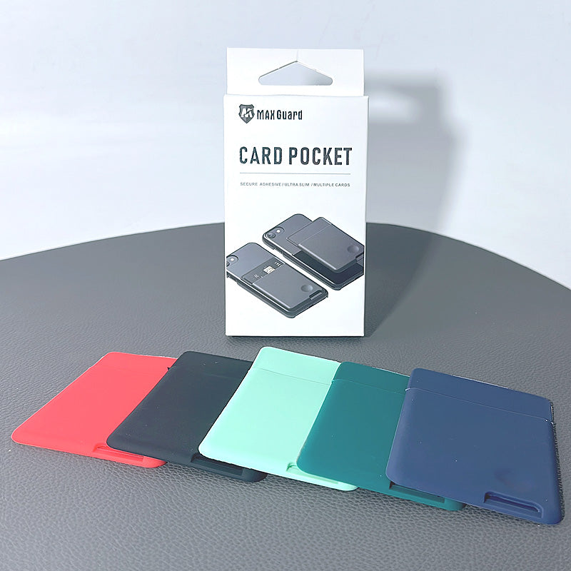 Maxguard silicone card pocket – SKYLINE mobile accessories wholesale