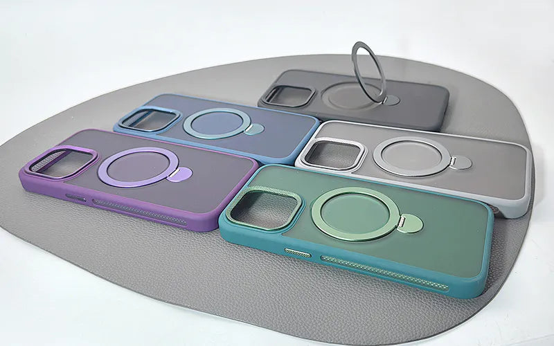Case for iPhone 16 6.1 Maxguard Mergegrip Stand Magfit