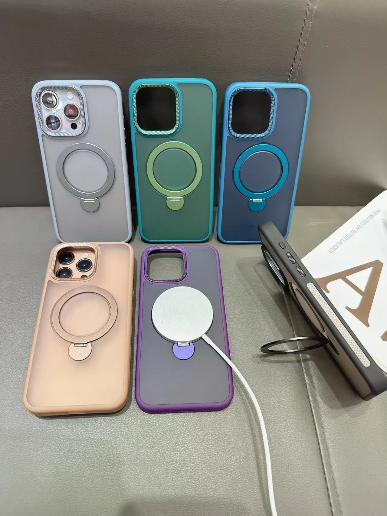 Case for iPhone 17 6.3 Maxguard Mergegrip Stand Magfit