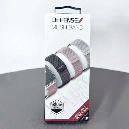 Defense Stainless Steel Wristband Mesh Band For Apple Watch