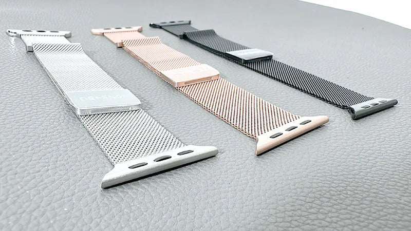 Defense Stainless Steel Wristband Mesh Band For Apple Watch