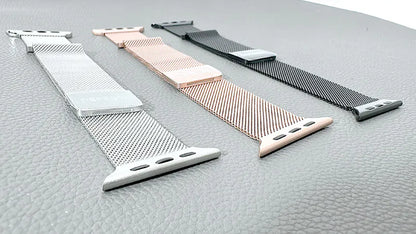 Defense Stainless Steel Wristband Mesh Band For Apple Watch