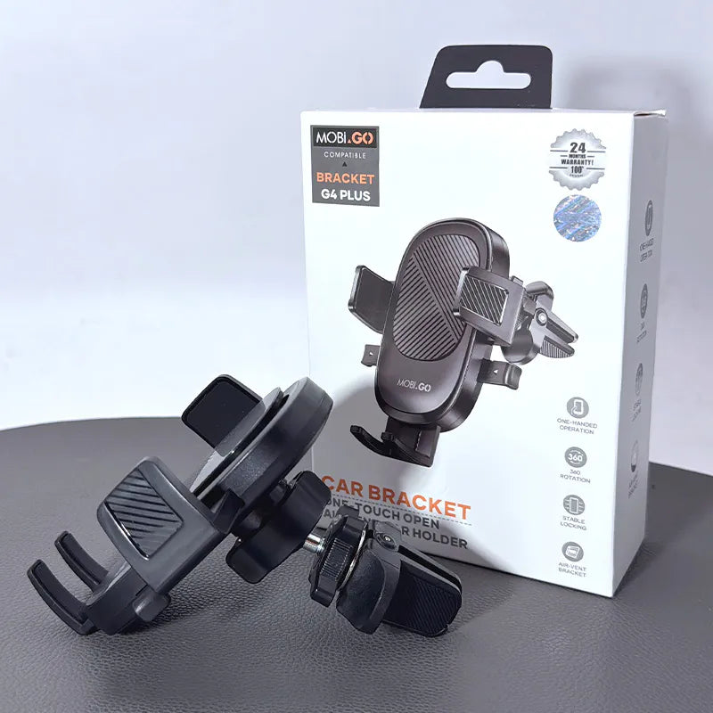 Mobigo G4 Plus One Touch Open Car Bracket