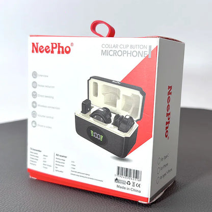 NeePho NP58 Collar Clip Button Microphone