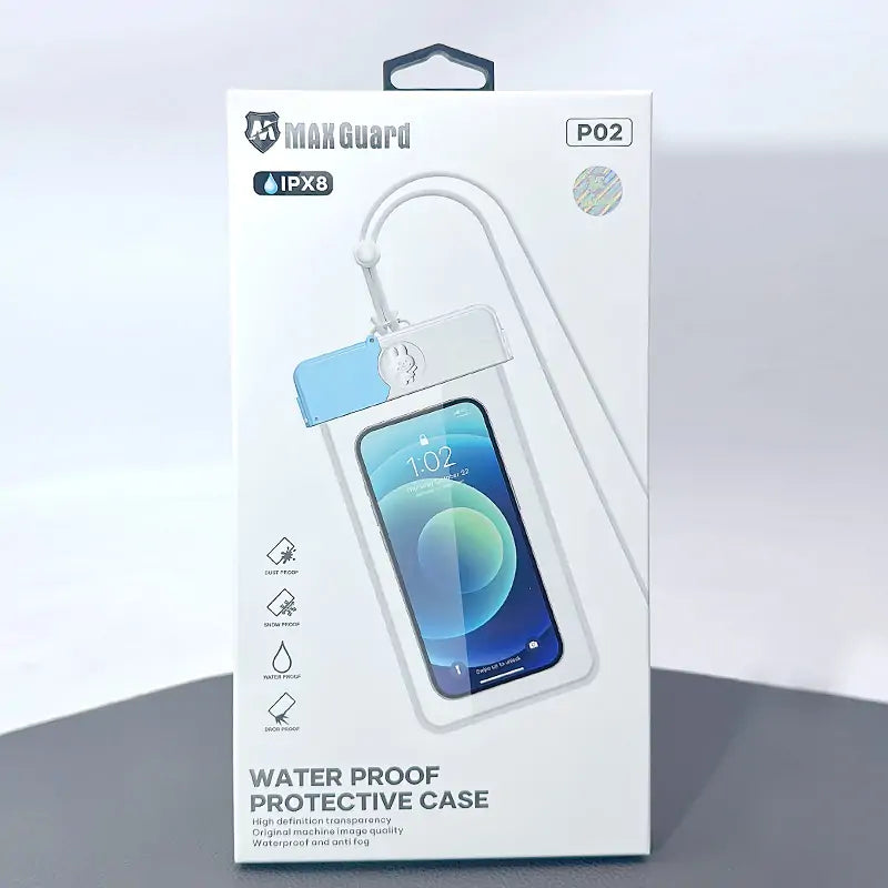 Maxguard P02 IPX8 Waterproof Case Fits 5-6.9 inch