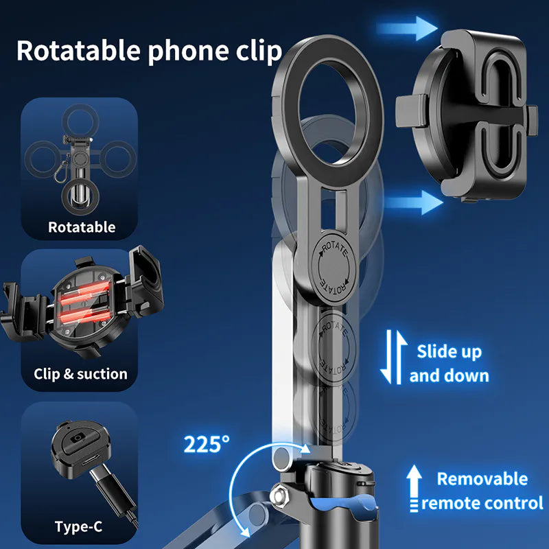 MagFit P15MINI Clip 47.5cm Selfie Stick