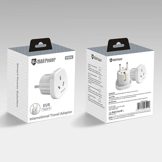 MaxPower P306 International Travel Adaptor EUR Type C