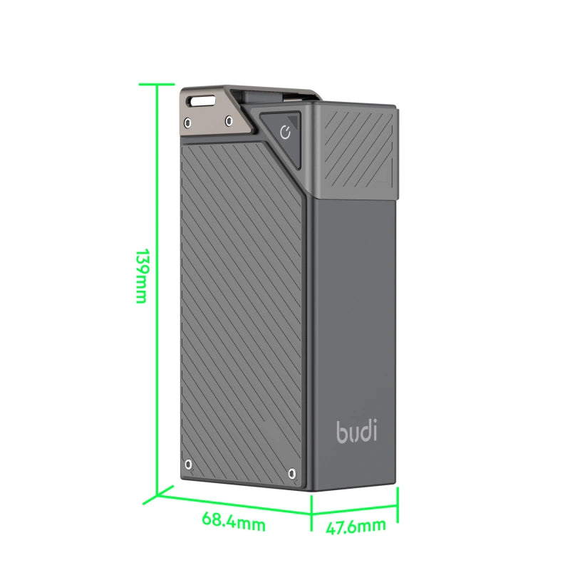 Budi PB810B PD+Dual QC3.0 65W 30000 mah Power Bank