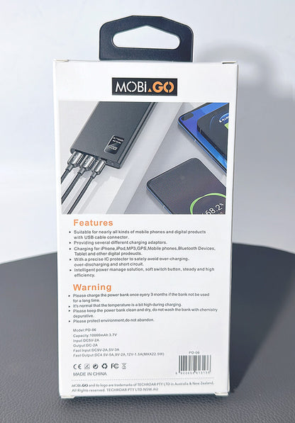 Mobigo PD06 10000 mah PD power bank