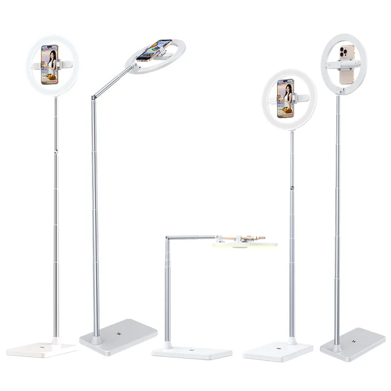 Phone Floor Stand with Ring Light R10