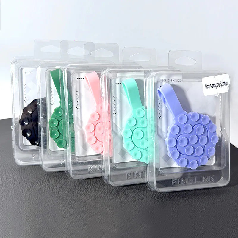 Kinglink Round-Heart Double Sided Suction Phone Holder