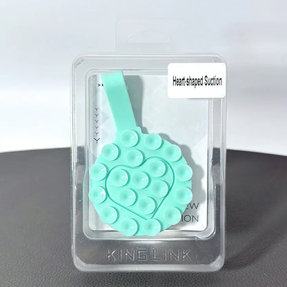Kinglink Round-Heart Double Sided Suction Phone Holder
