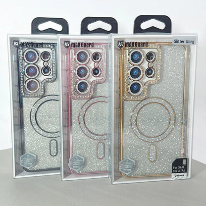 S24 Ultra Kinglink Glitter Bling Design MagFit case