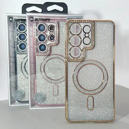 S26+ Plus Kinglink Glitter Bling Design MagFit case