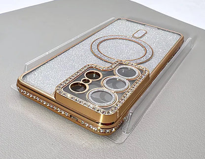S24 Kinglink Glitter Bling Design MagFit case